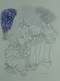 Untitled by Ceri Richards limited edition, lithograph, sold Dec 2017