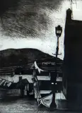 Untitled by George Chapman limited edition, etching, sold Dec 2017