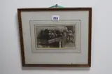 watercolour and wash, figures in court, label verso Constantin Guys, approximately 11cm x 17.5cm by Constantin Guys, watercolour and wash, sold Jan 2017