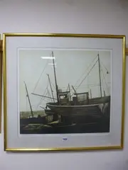 INSCRIBED Artist Proof, Rigging, signed lower right, approximate size by Francis Robert Kelly, print (other), sold Jan 2017