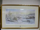 CALTON LEES, CHATSWORTH, pencil signed limited edition print, 248/850, approximate size by Rex Preston, pencil, sold Jan 2017