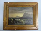 (act 1841-1880), Yorkshire coastal scene, oil on board, signed, titled and by Walter Williams, oil on board, sold Dec 2016