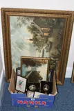 to include two silhouettes signed Dorothy Thurston, two oval portrait miniature by Pictures And Prints, watercolor, sold Dec 2016