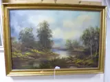 Lakeland study near Kendal, oil on canvas, signed and dated 1972, approximate size 49cm by E. Walker, 1972, oil on canvas, sold Nov 2016
