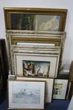to include Limited Edition James Faulds, 'The Sandcastle' 332/500 and 'Soaring Gulls' 309/500, Rippa, Capri oil, Tepo, Paris landscape etc by Pictures And Prints, oil, sold Nov 2016