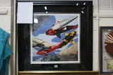 Koi Symphony V Limited Edition 147/195 signed print, approximately 50cm square (with paperwork) by Michael Slaght, print, offered Oct 2016