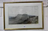 figure with cattle on moors, signed and dated 1881 lower right, approximately 29cm x by Read Turner, 1881, sculpture, sold Oct 2016