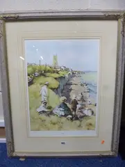 Cromer, pencil signed Limited Edition No.329/600 print, approximately 54cm by Bernard McDonald, pencil, sold Oct 2016