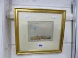 Lincoln Cathedral, watercolour, approximately 11.5cm x 13.5cm, signed by Alfred W. Rich, watercolour, sold Aug 2016