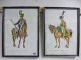 France Imperial Guard - Chasseurs 1810, Britain 8th (King's Royal Irish) Hussars by T E Pratt, oil, sold Jun 2016