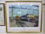 a signed Limited Edition print 'Intercity', signed and numbered 160/500 by Terence Cuneo, print, sold Jun 2016
