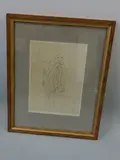 still life female nude, signed and dated 16.2.28 lower left, approximately by Eric Gill, oil, sold May 2016