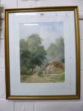 Ice House, Enville Hall Estate, watercolour, signed and dated 1889 by Lewis John Wood, 1889, watercolour, sold May 2016