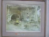 Provencial Caprice print with pencil signature to border, artists water mark, label verso, approximately 45cm x 58cm by William Russell Flint, print, sold Mar 2016