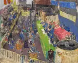 Untitled by Denis Mathews, Watercolour and bodycolour, offered Jun 2016