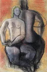 Untitled by Frank Dobson, drawing, sold Jun 2016