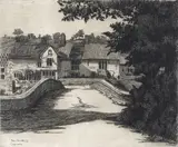 Old Inn, Croscombe, Somerset Signed, titled and dated 72 in the plate Etching 18 x 22cm Provenance: Professor Rodney Fitch C.B.E by Edwin Edwards, Etching, sold Jun 2016