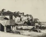 Old Walls and Roman Viaduct Segovia by William Strang, print (other), sold Jun 2016