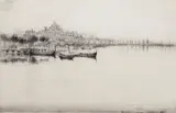 Shipping on the Guidecca Canal by James McBey, print (other), sold Jun 2016