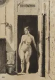 Nude in a doorway; The ballet dancer; Girl on a bed Three, two signed All etchings 29 x 18.5cm and smaller (3) ++1 by Syliva Gosse, print (other), sold Jun 2016