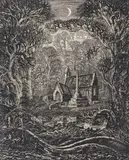 December, Elegy for the English Elm Signed Etching 29.5 x 23.5cm ++Paper very slightly discoloured, good condition by Robin Tanner, Etching, sold Jun 2016