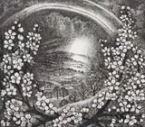 April Signed Etching 20.5 x 23cm ++Paper slightly rippled, good condition by Robin Tanner, Etching, sold Jun 2016