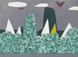 Chiswick Eyot by Julian Trevelyan, Aquatint, sold Jun 2016