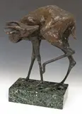 Untitled by David Wynne, Bronze on a green onyx base, sold Jun 2016