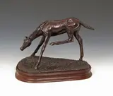 Youngster Signed, dated 1985, and numbered 1/9 Bronze 17cm high (including plinth) ++Good condition by Gill Parker, 1985, Bronze, sold Jun 2016