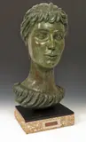 Lily Langtry by Jon Adams, Bronze on a marble base, offered Jun 2016