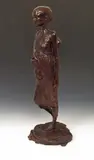 African standing mother and child Signed and numbered 6/10 Bronze 49.5cm high ++Good condition by Jane Hamilton, Bronze, sold Jun 2016