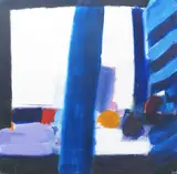 Screen, 1988 and Causeway, 1988 two oil on canvas paintings, framed by Roger Large, oil on canvas, sold Apr 2016