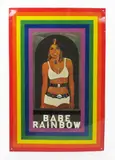 Babe Rainbow, an enamelled tin panel commissioned by Dodo Designs, 1968, printed text to reverse, 66.5 x 44cm by Peter Blake, print (other), sold Apr 2016