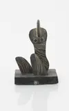 Seated Figure, a stoneware sculpture by John Maltby, sculpture, sold Apr 2016