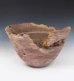 A large Chai burr oak flaring bowl by Mike Scott, sculpture, sold Apr 2016