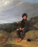 The Tinker Boy Oil on canvas 76 x 64cm; 30 x 25in by Francis Grant, Oil on canvas, sold Mar 2016