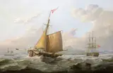 Edinburgh from the Sea by John Christian Schetky, Oil on canvas, sold Mar 2016