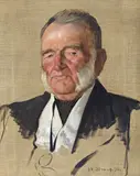 Portrait of Charles Patullo Forgan by William Strang, Oil on canvas, sold Mar 2016