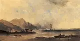 Ships on a stormy coast A pair by William McAlpine, oil on canvas, offered Mar 2016
