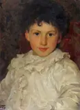 Portrait of a young boy Signed twice with a monogram Oil by Solomon Joseph Solomon, Oil on canvas, sold Mar 2016