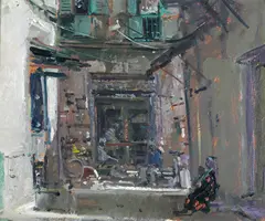 Untitled by Tom Coates, Oil on canvasboard, sold Mar 2016