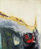 Painting movement IV; Impact Two, both signed Both oil on canvas 76 x 63cm; 30 x 25in and 45.5 x 55.5cm; 18 x 22in (2) ++1 by Harry Ousey, oil on canvas, offered Mar 2016