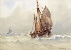Untitled by Frederick James Aldridge, Watercolour, sold Mar 2016