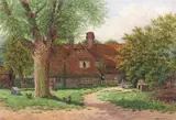 Farm scenes A pair, both signed Both watercolour Each 19 x 26cm; 7½ x 10¼in (2) ++Good condition by Harry S. Curry, watercolour, offered Mar 2016