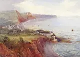 Views of Sidmouth, Devon A pair, both signed Both watercolour Each 18 x 25.5cm; 7 x 10in (2) ++Both with some foxing by Arthur W Perry, watercolour, sold Mar 2016
