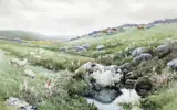 Untitled by Walter Sidney Stacey, Watercolour, sold Mar 2016