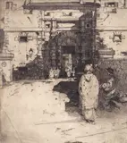Untitled by David Young Cameron, Etching, sold Mar 2016