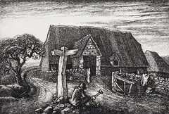 Wiltshire roadmaker Signed and numbered 3/50 Etching, unframed 10 x 15cm; 4 x 6in ++Good condition by Robin Tanner, Etching, unframed, sold Mar 2016