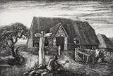 Wiltshire roadmaker Signed and numbered 3/50 Etching, unframed 10 x 15cm; 4 x 6in ++Good condition by Robin Tanner, Etching, unframed, sold Mar 2016