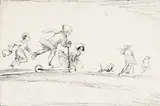 The Scooter, 1922 Signed Etching, edition 243, mounted, unframed 12.5 x 18.5cm; 5 x 7¼in ++Good condition by Eileen Alice Soper R.M.S., Etching, edition, sold Mar 2016